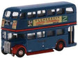 RT Double-Decker Bus - Assembled -- Browns Blue (blue, red)