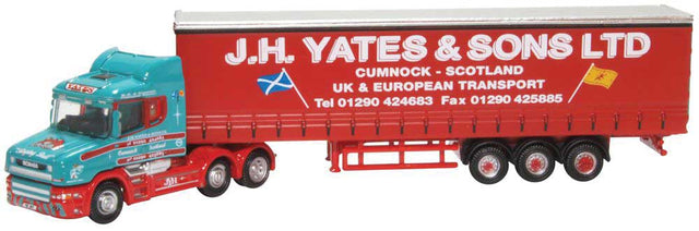 1990-2010 Scania T Tractor with Curtain-Side Trailer - Assembled -- J.H. Yates and Sons Ltd.
