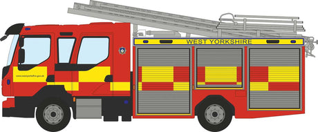 Volvo FL/Emergency One Pump Fire Ladder - Assembled -- West Yorkshire Fire & Rescue (red, yellow, silver)