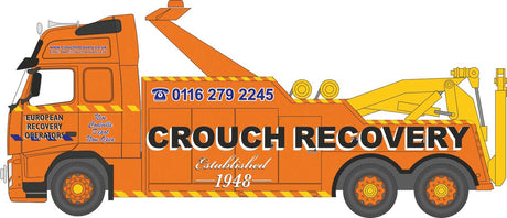 Volvo FH (Boniface) Recovery Truck - Assembled -- Crouch Recovery (orange, yellow, black)