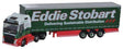 Volvo FH4 Tractor, Curtainside Trailer - Assembled -- Eddie Stobart (green, white, red)