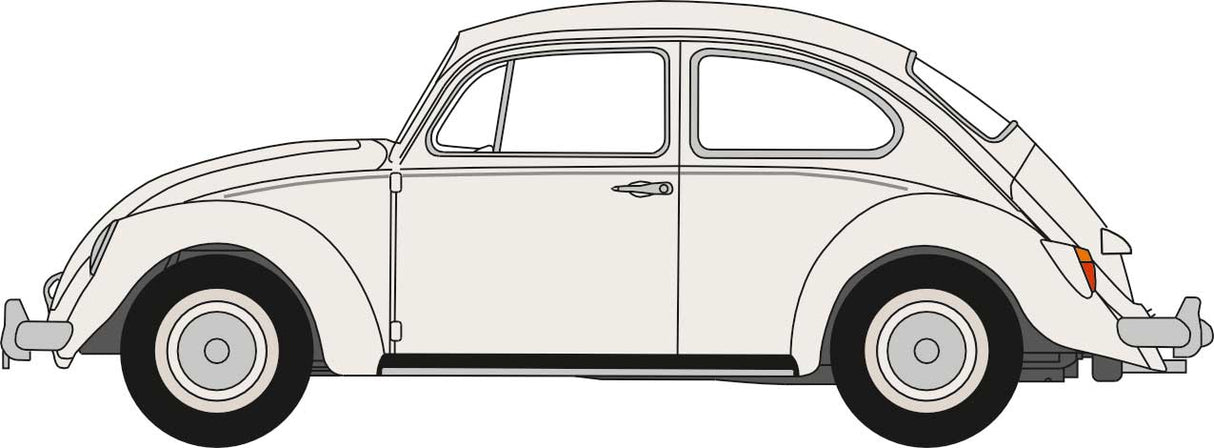 1960s Volkswagen Beetle - Assembled -- White
