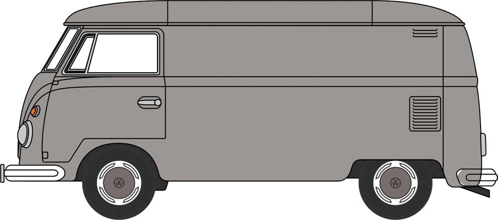 1951 Volkswagen T1 Cargo Van - Assembled -- Light Gray