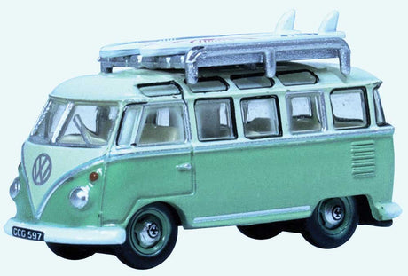 1951 Volkswagen T1 Samba Passenger Van - Assembled -- Turquoise, White