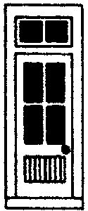 Doors -- 4-Pane Single