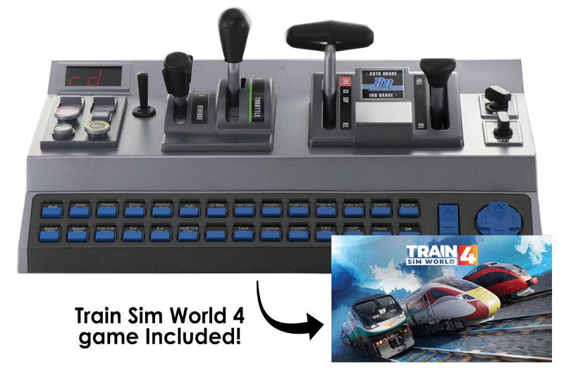 RailDriver Desktop Cab Controller with Train Sim World 4 -- For PC-1