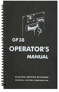 Book - Reproduction Engine Operating Manual -- For EMD GP38