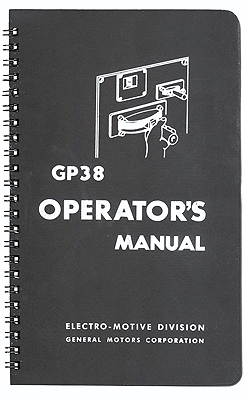Book -- GP38 Engineman's Operating Manual
