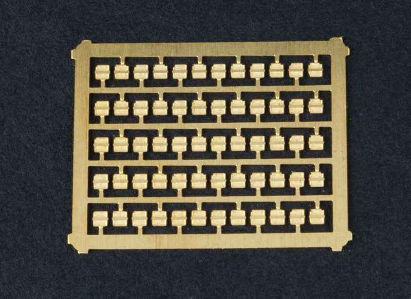 EMD Hood Door Hinges -- Etched-Brass pkg(60)