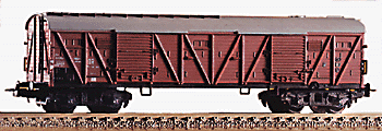 4 Axle Covered Goods Wagon -- DR Era III