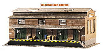 Baufeld Freight Forwarders Terminal -- 5-11/16 x 3-5/16 x 2-13/16" 15 x 9.8 x 6.6 cm