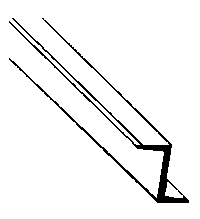 Styrene angle 3/64" 90501