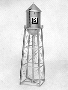 Cone Roof Elevated Water Tank -- Kit - 1-1/2 x 8-1/2" 3.8 x 22cm