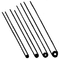 Tubing/Wire Assortment pkg(25) -- 3/64"