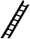 ABS Ladder -- HO Scale 5" Long