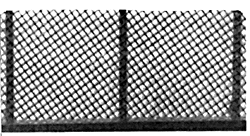 Chain Link Fence -- Kit - Mesh & Rod - 48"  122cm