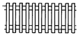 Plastic Picket Fence -- 28"