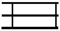 ABS Handrails -- 7/16 x 3/4 x 6"