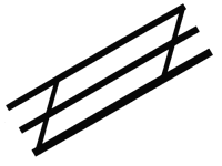 Stair Rails -- 6" HO/S