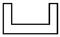 Styrene Structural Shapes - Deep Channels -- 1/16 x 10" Long pkg(10)