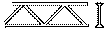 Styrene - Open Web Trusses - Warren Style 2 pkg(2) -- 1/8 x 6"  .3 x 15.2cm
