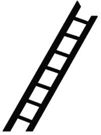 Styrene - Ladder pkg(2) -- 5" Long