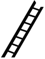Styrene - Ladder pkg(2) -- 5" Long