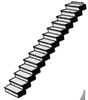 Custom Staircase -- 19/64 x 7-1/2" Straight