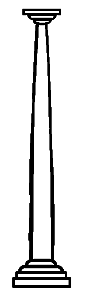 Georgian Columns -- 1-31/32"