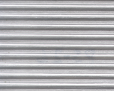 Patterned Sheets - Siding - Corrugated - .020 x 7 x 11" pkg(2) -- White - .125" Spacing