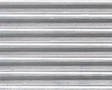Patterned Sheets - Siding - Corrugated - .020 x 7 x 11" pkg(2) -- White - .187" Spacing