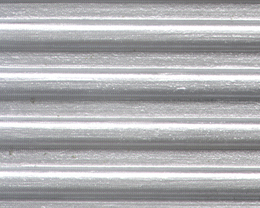 Patterned Sheets - Siding - Corrugated - .020 x 7 x 11" pkg(2) -- White - .250" Spacing