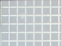 Patterned Sheets - Square Tiles - White - .020 x 7 x 12" Sheets pkg(2) -- .075" Tiles