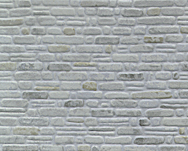 Patterned Sheets - Stone - Random Coursed Stone - .020 x 7 x 12" pkg(2) -- .450" Beige Stones