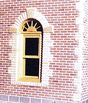 Patterned Sheets - Brick Relief - .020 x 7 x 24" -- .720" Red Bricks