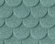 Patterned Sheets - Roofing - Scalloped Tile - .020 x 7 x 24" -- ,785" Red Tiles