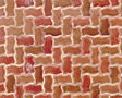 Patterned Sheets - Stone - Interlocking Paving - .020 x 7 x 12" pkg(2) -- .350" Red Stones