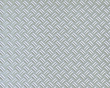 Patterned Sheets - Safety Tread - Double Diamond Plate - .020 x 7 x 12" pkg -- White - .150" Spacing
