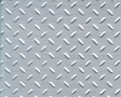 Patterned Sheets - Safety Tread - Single Diamond Plate - .020 x 7 x 12" pkg -- White - .125" Spacing