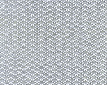Patterned Sheets - Safety Tread - Tread Plate - .020 x 3-7/8 x 2-1/4" pkg(2 -- White - .200" Spacing