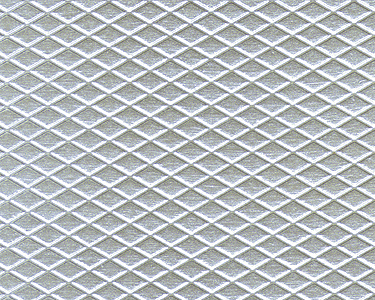 Patterned Sheets - Safety Tread - Tread Plate - .020 x 3-7/8 x 2-1/4" pkg(2 -- White - .280" Spacing
