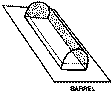 Barrel Skylights (Clear Copolyester Plastic) -- 1/4 x 1/2" pkg(2)