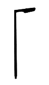 Single Arm Boulevard Light -- 3 1/4" High