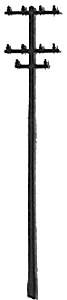 Telephone Poles -- Three-Arm Style