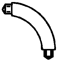 Three-Diameter Bends pkg(5) -- Fits #570-90105