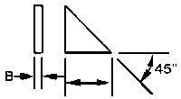 Support Triangles pkg(5) -- 1/4"