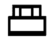Support Flange (Gray Acrylic Plastic) pkg(5) -- 1/16"