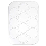10 Color Palette Tray & Lid - Sofft(R) -- Holds 10 Colors-1