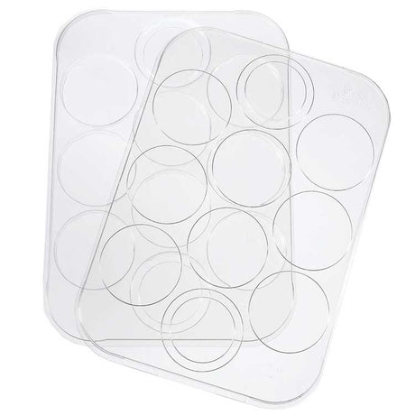 10 Color Palette Tray & Lid - Sofft(R) -- Holds 10 Colors-2