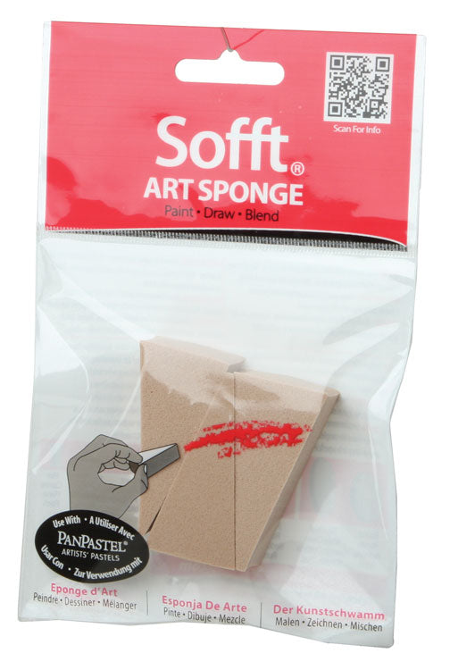 Panpastel Sofft Sponge Bar -- Wedge pkg(3)